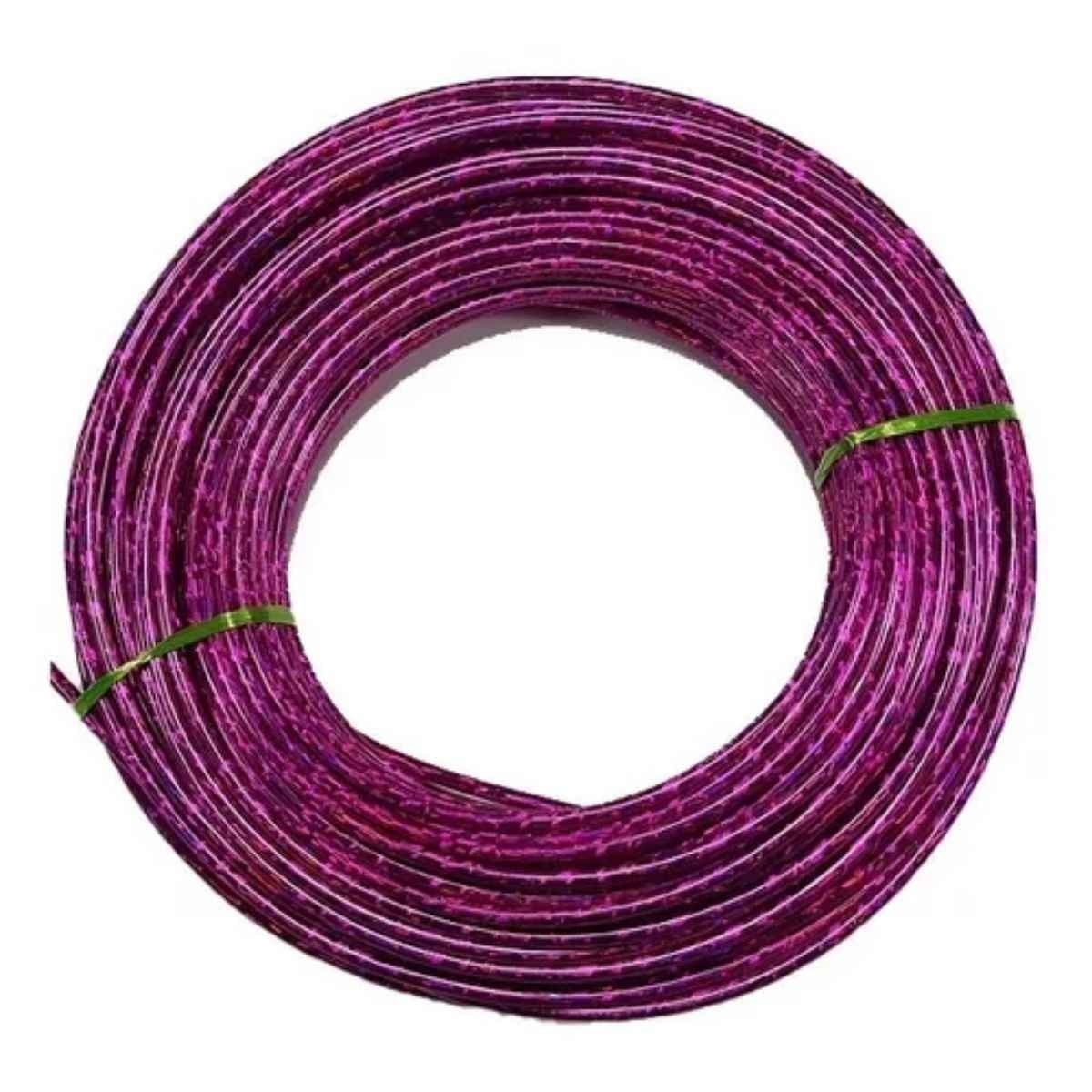 Conduíte Freio Importado 20M x 5mm Rosa Holográfico