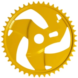 Coroa Galic Katavento Silk Amarelo 46 Dentes