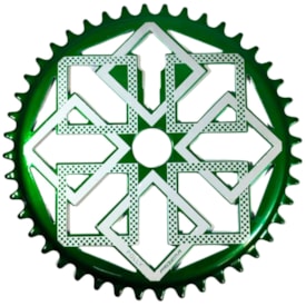 Coroa Galic Silk Polly Verde 44 Dentes