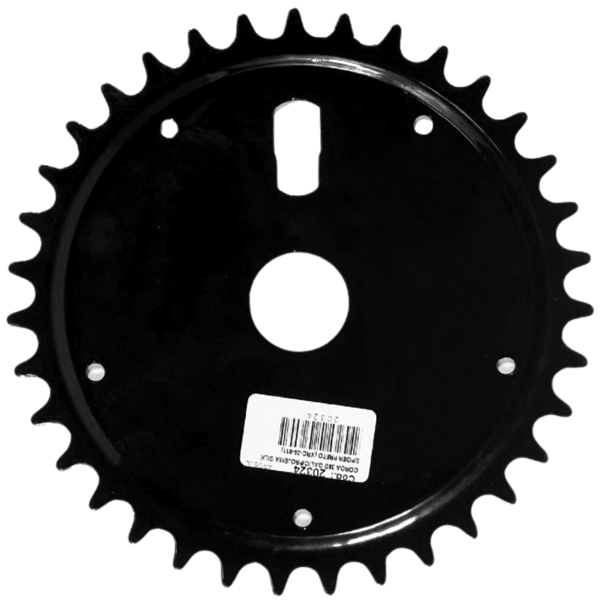 Coroa Galic Silk Spider Preto 36 Dentes