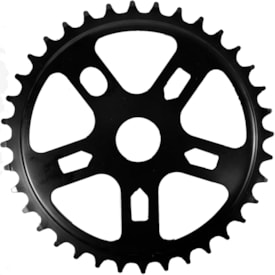 Coroa Logan 36 Dentes Estrela Preto