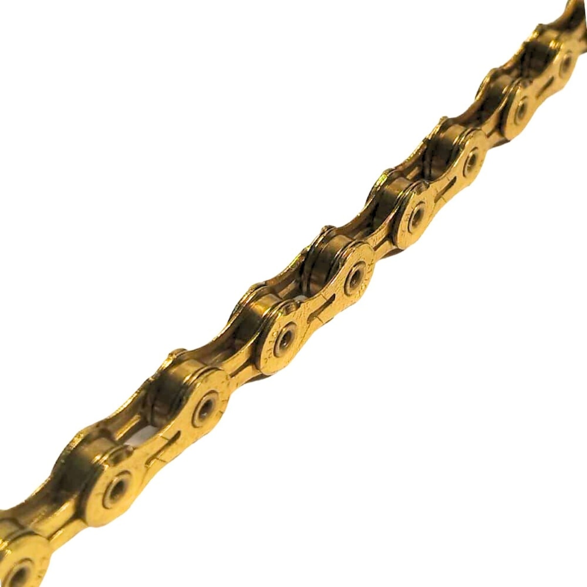 Corrente Fina de Bicicleta KMC X10 10 Velocidades 116 Elos Dourado