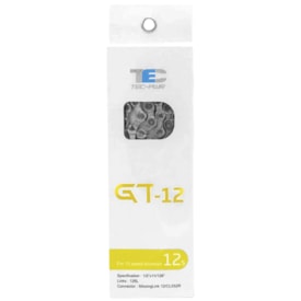 Corrente Fina Tec 126 Elos Prata 12 Velocidades