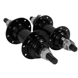 Cubo Aço Paco Rosca 16 Furos Preto Esferado