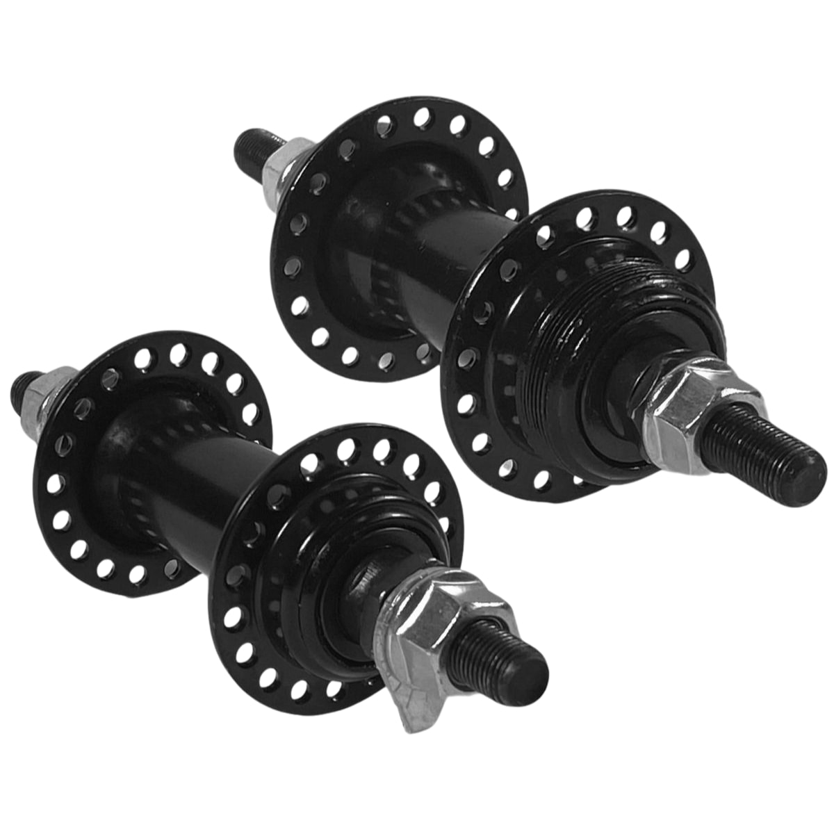 Cubo Aço Paco Rosca 36 Furos Preto Esferado