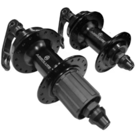 Cubo Alumínio Absolute Nero Cassete 36 Furos Preto Rolamentado