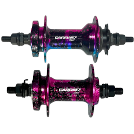 Cubo Alumínio Garra7 Italy Cassete 36 Furos Rainbow Rolamentado Com Cog