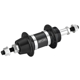 Cubo Alumínio GTA Rosca 36 Furos PretoRolamentado