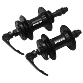 Cubo Alumínio Inviktus Rosca 36 Furos Preto Rolamentado