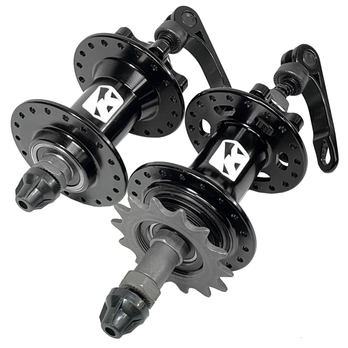 Cubo Alumínio Kapa Barulhento Rosca 36 Furos 16D Rolamentado Com Blocagem