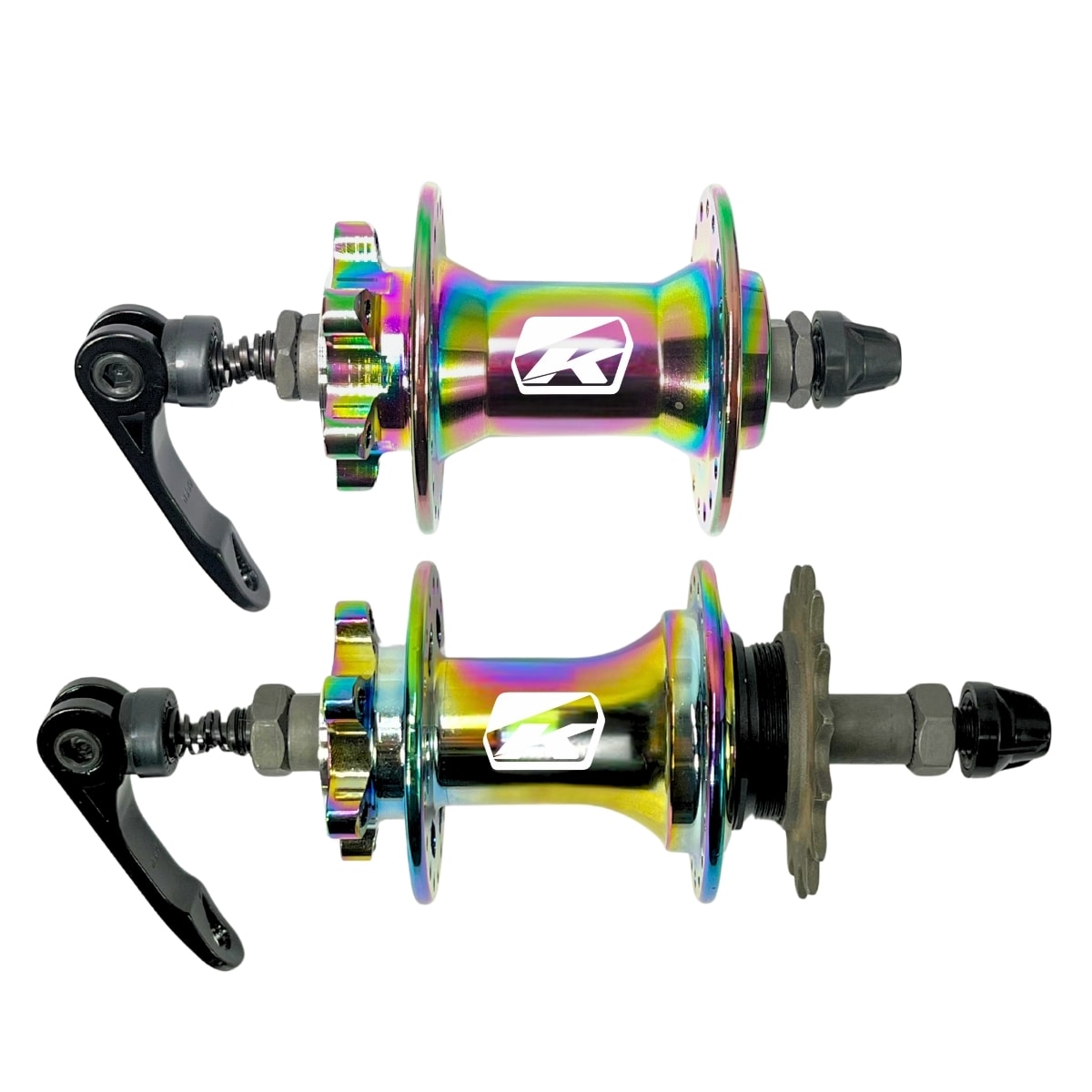 Cubo Alumínio Kapa Barulhento Rosca 36 Furos 16D Rolamentado Com Blocagem