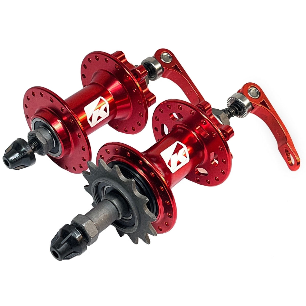 Cubo Alumínio Kapa Barulhento Rosca 36 Furos 16D Rolamentado Com Blocagem