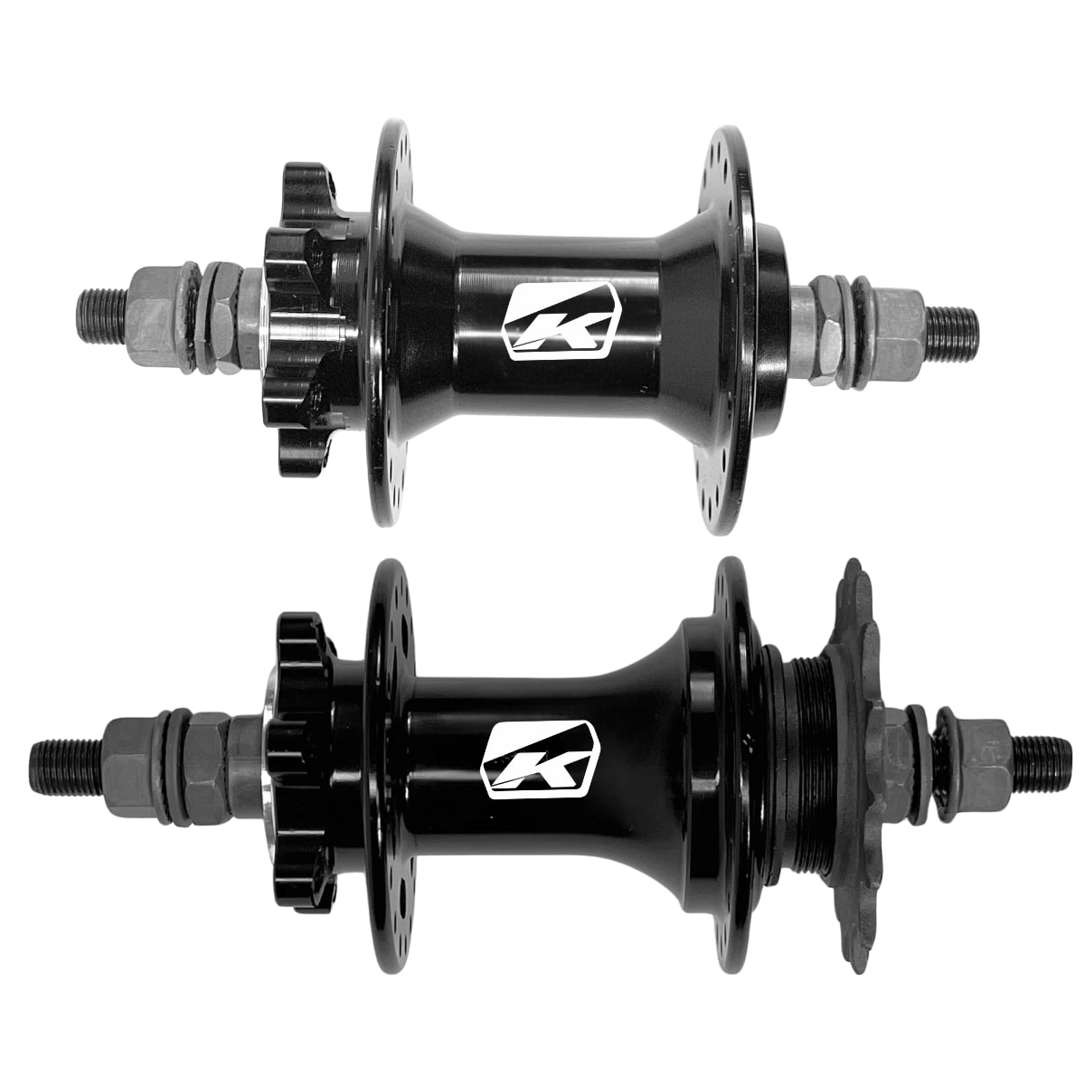 Cubo Alumínio Kapa Barulhento Rosca 36 Furos 16D Rolamentado Com Porca