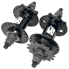 Cubo Alumínio Kapa Barulhento Rosca 36 Furos 16D Rolamentado Com Porca