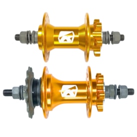 Cubo Alumínio Kapa Barulhento Rosca 36 Furos 16D Rolamentado Com Porca