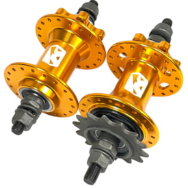 Cubo Alumínio Kapa Barulhento Rosca 36 Furos 16D Rolamentado Com Porca