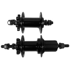 Cubo Alumínio Kapa Cassete 36 Furos Preto Com Porca