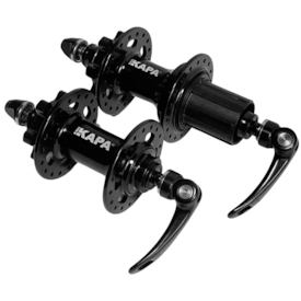 Cubo Alumínio Kapa Cassete 36 Furos Preto Rolamentado Barulhento