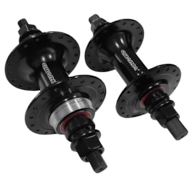 Cubo Alumínio Quando Rosca 36 Furos Preto Com Rolamento