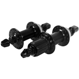 Cubo Alumínio Shimano QC 300 Cassete 32 Furos Preto Esferado