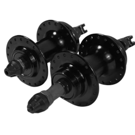 Cubo Alumínio Yamada Rosca 36 Furos Preto Esferado