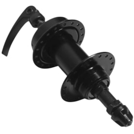 Cubo Traseiro Aço Saiguan Rosca 36 Furos Preto Esferado