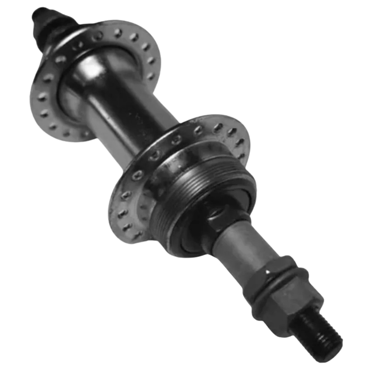 Cubo Traseiro Aço Yamada Rosca 36 Furos Zincado Esferado Com Espaçador