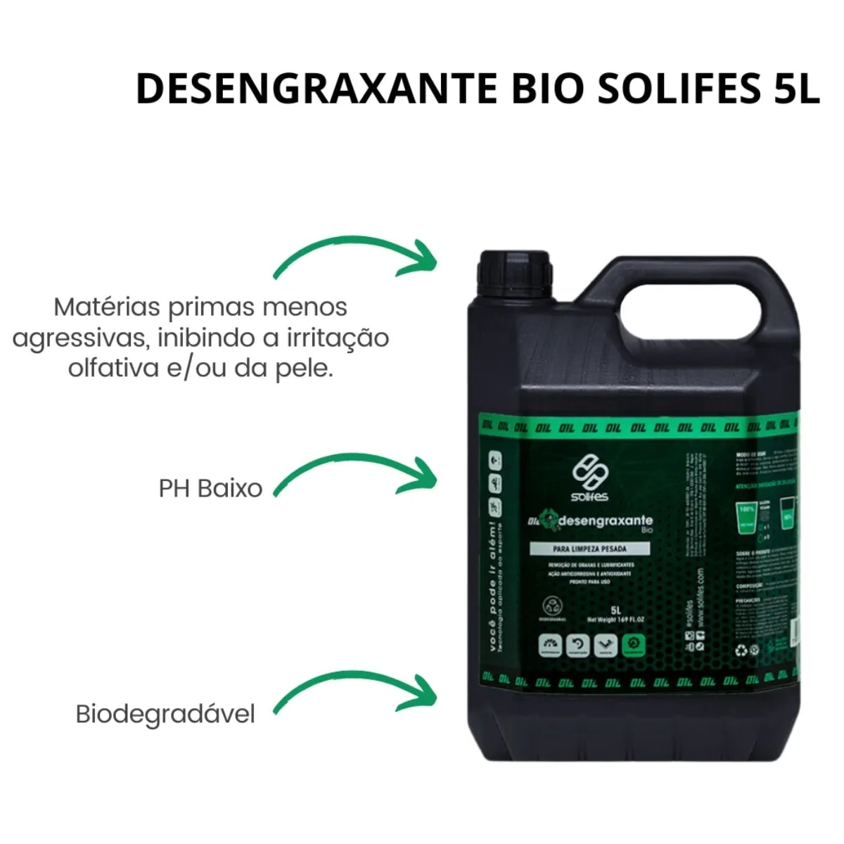 Desengraxante Solifes Super Bio Galão 5L