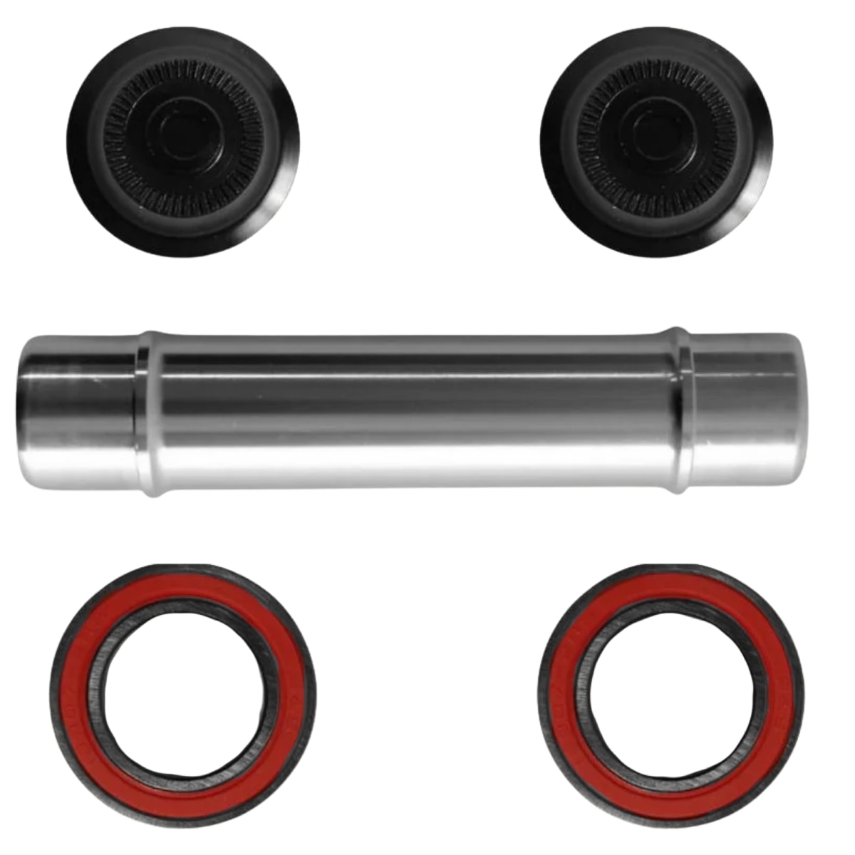 Eixo Dianteiro Kapa 87mm Alumínio Zincado Grosso 3/8 Boost