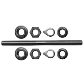 Eixo Dianteiro ShengFu 140mm Aço Cromado Grosso 3/8 ( 2 Unidades )