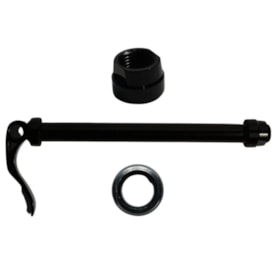 Eixo Passante Dianteiro Kapa 155/170mm Alumínio Preto Grosso 15mm