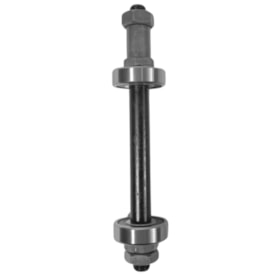 Eixo Traseiro Importado 145mm Aço Preto Grosso 3/8