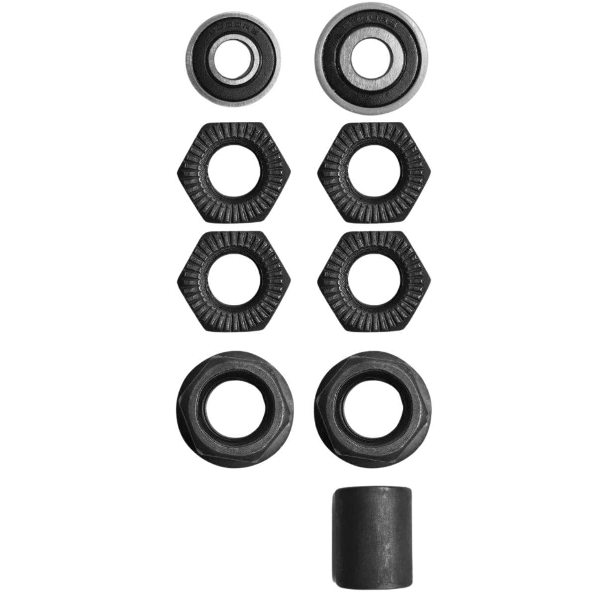 ShuN Cubo Traseiro sem Espaçador 36 Furos com Eixo 3/8 x 165 mm em Aço