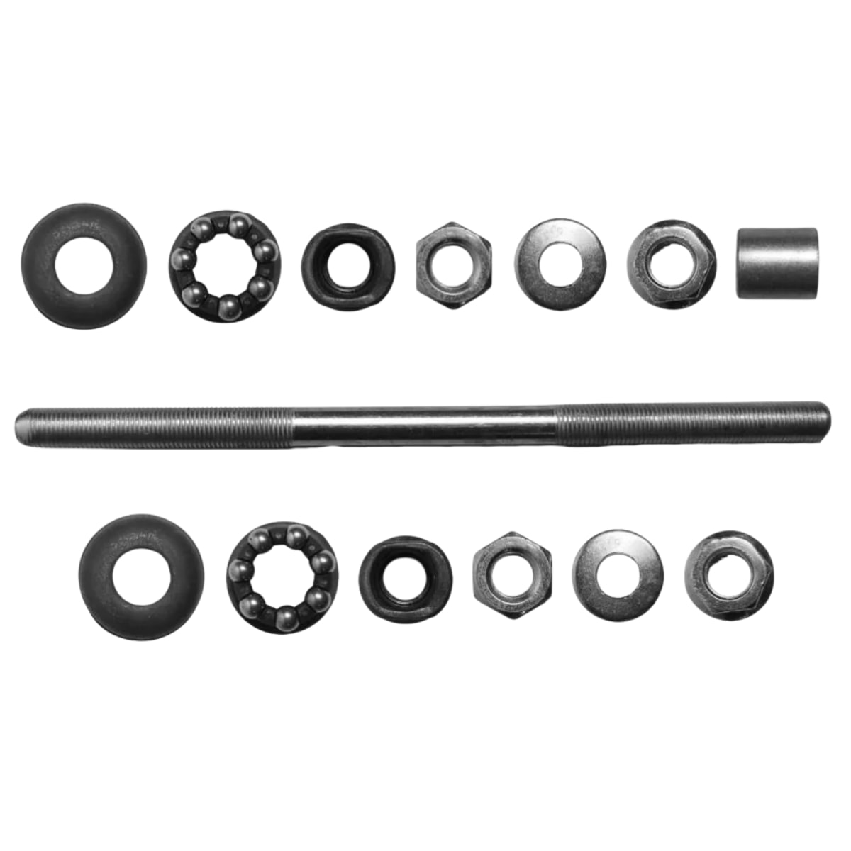 Eixo Traseiro Nek 175mm Aço Zincado Grosso 3/8