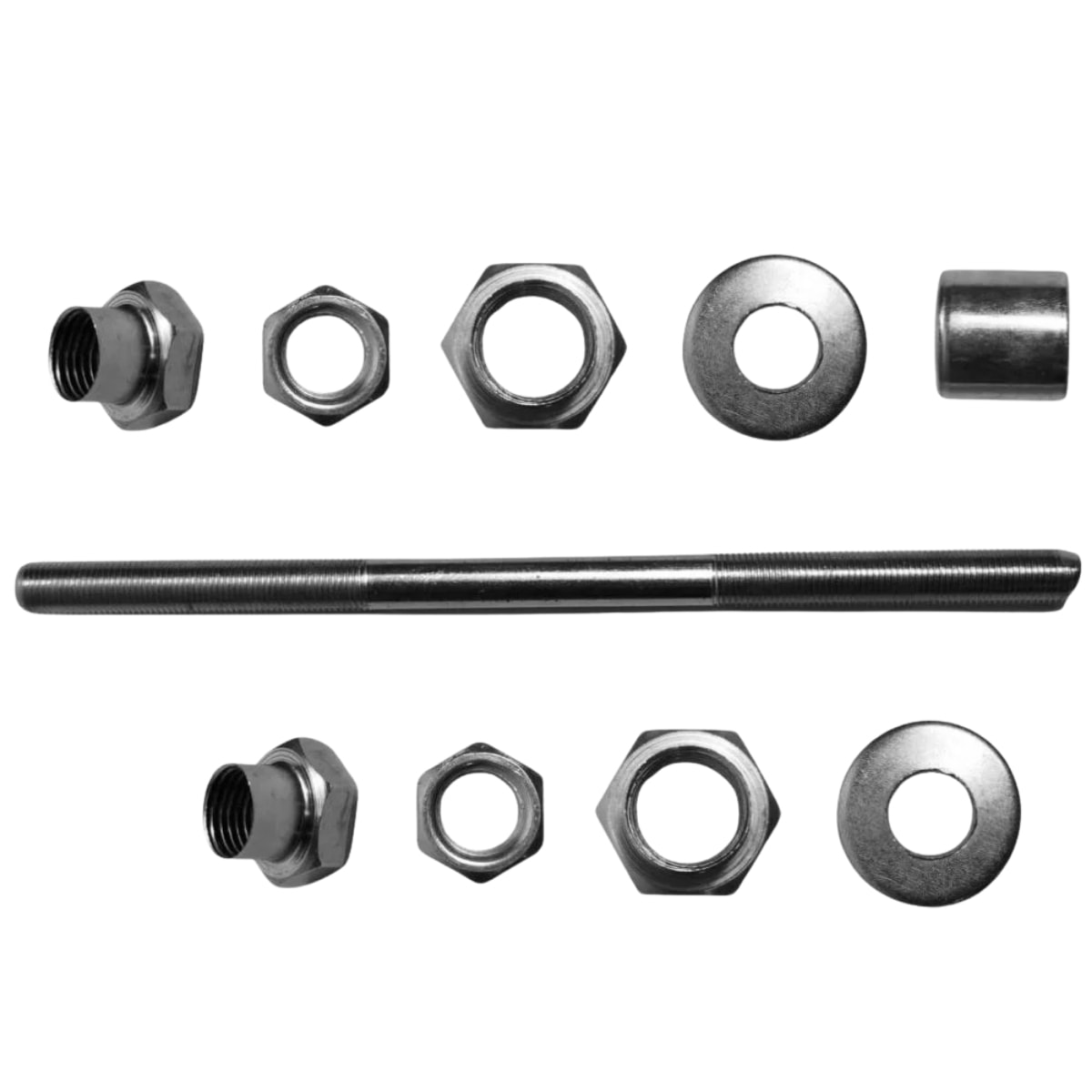 Eixo Traseiro Nek 175mm Aço Zincado Grosso 3/8