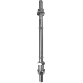 Eixo Traseiro Nek 200mm Aço Zincado Grosso 3/8 Com Batente