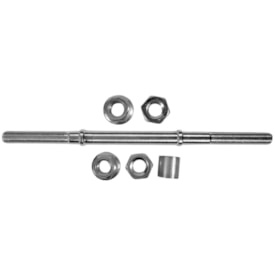 Eixo Traseiro Nek 200mm Aço Zincado Grosso 3/8 Com Batente