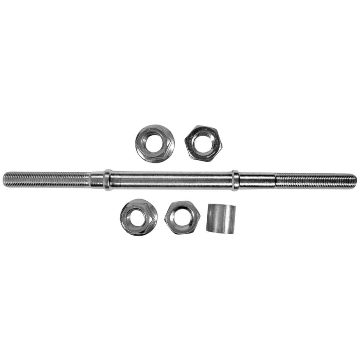 Eixo Traseiro Nek 200mm Aço Zincado Grosso 3/8 Com Batente