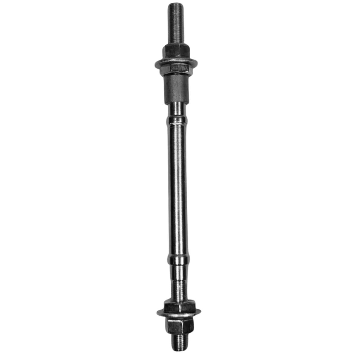 Eixo Traseiro Nek Bravo2 185mm Aço Zincado Grosso 3/8 Com Batente