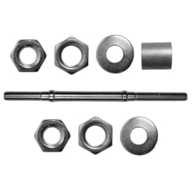 Eixo Traseiro Nek Bravo2 185mm Aço Zincado Grosso 3/8 Com Batente