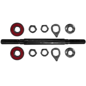 Eixo Traseiro Saiguan 150mm Aço Preto Grosso 3/8