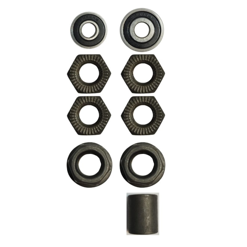 Eixo Traseiro Shun Feng 185mm Aço Preto Grosso 3/8
