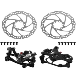 Freio Disco Mecânico Paco 160mm Preto