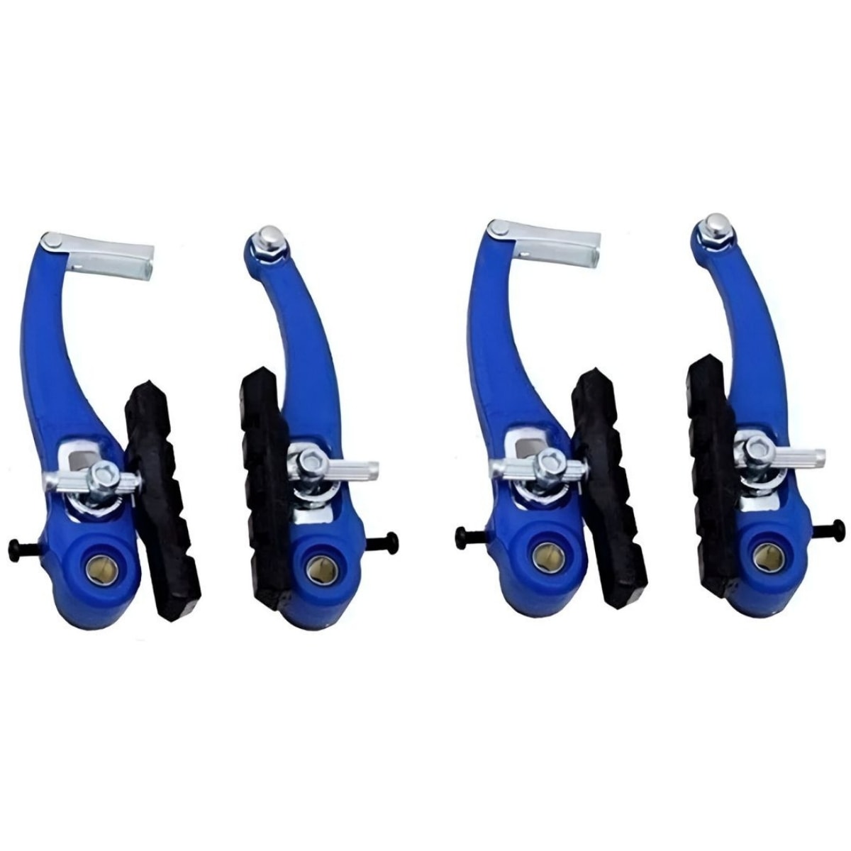 Freio V.Brake Importado Pino Nylon Azul Completo Sem Maçaneta