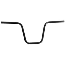 Guidão BC Alto Pro Roll Moto Boy Aço Preto 660mm X 22,2mm