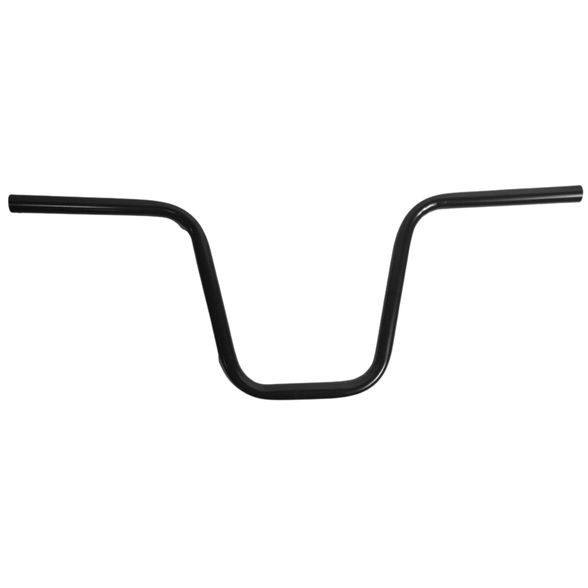 Guidão BC Alto Pro Roll Moto Boy Aço Preto 660mm X 22,2mm