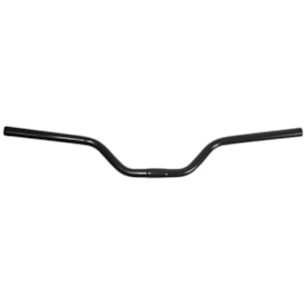 Guidão Passeio Alto Pró Roll Aço Preto 630mm X 25,4mm Expandido