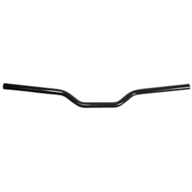 Guidão Passeio Baixo Pró Roll Aço Preto 630mm X 31,8mm