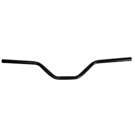 Guidão Passeio Tubo Cross Aço Preto 680mm X 22,2mm