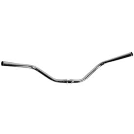 Guidão Retro Tubo Cross Aço Cromado 600mm X 25,8mm